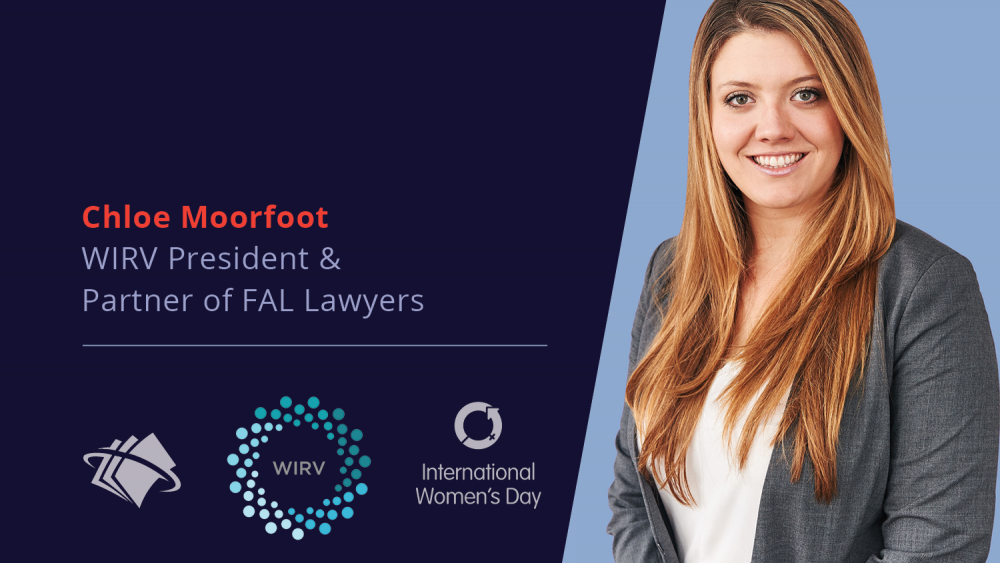 Chloe Moorfoot, WIRV President, Partner of FAL Lawyers