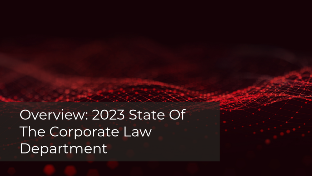 2023 State of the corporate law department