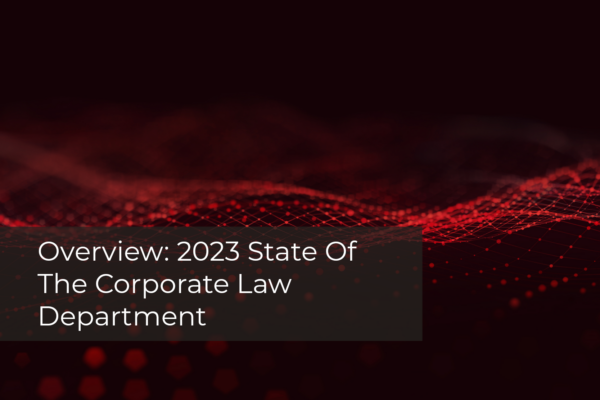 2023 State of the corporate law department